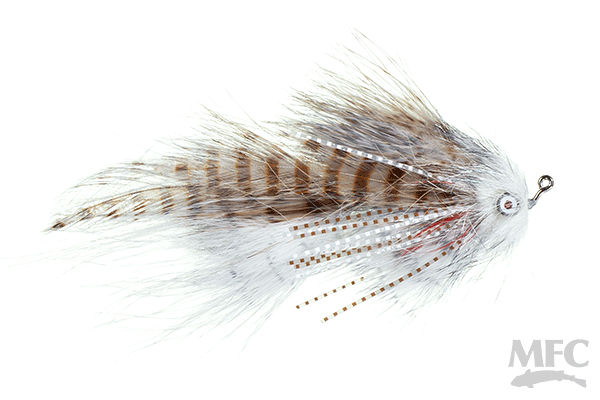MFC Keller's Montana Humdinger - White/Grey by Montana Fly Company, crafted for fly fishing at Freestone Fly Shop