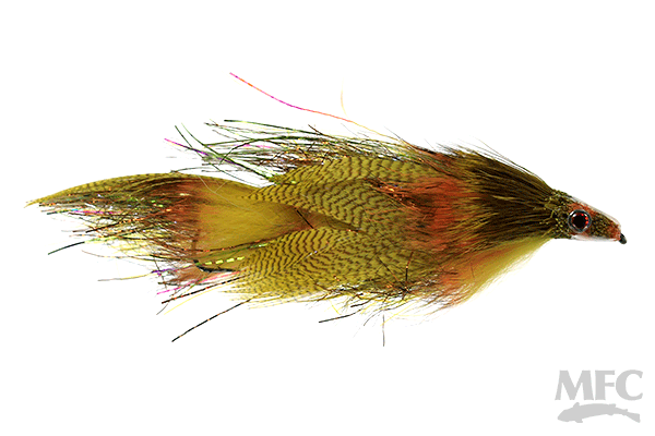 MFC Lynch's Micro Drunk &amp; Disorderly - Fire Tiger by Montana Fly Company, durable trout fly at Freestone Fly Shop