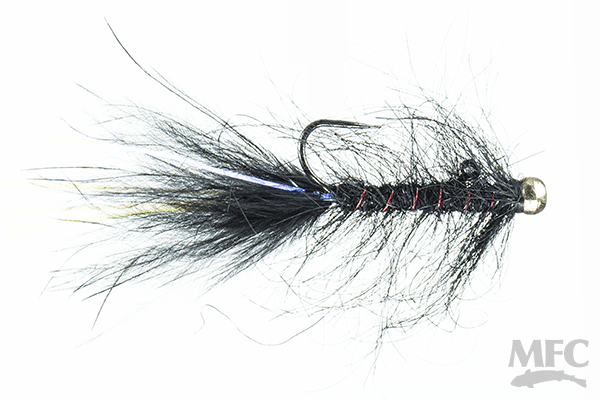 MFC Rowley's Balanced Leech - Black by Montana Fly Company, durable fly fishing lure at Freestone Fly Shop