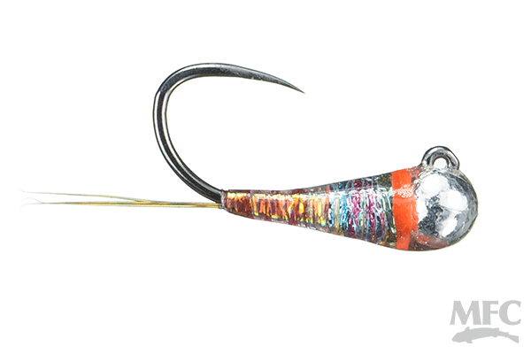 MFC Spanish Bullet - Rainbow by Montana Fly Company, durable perdigon style fishing fly at Freestone Fly Shop