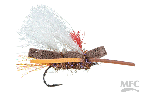 MFC Hi-Vis Micro Chubby - Brown by Montana Fly Company, high visibility chubby style fly at Freestone Fly Shop