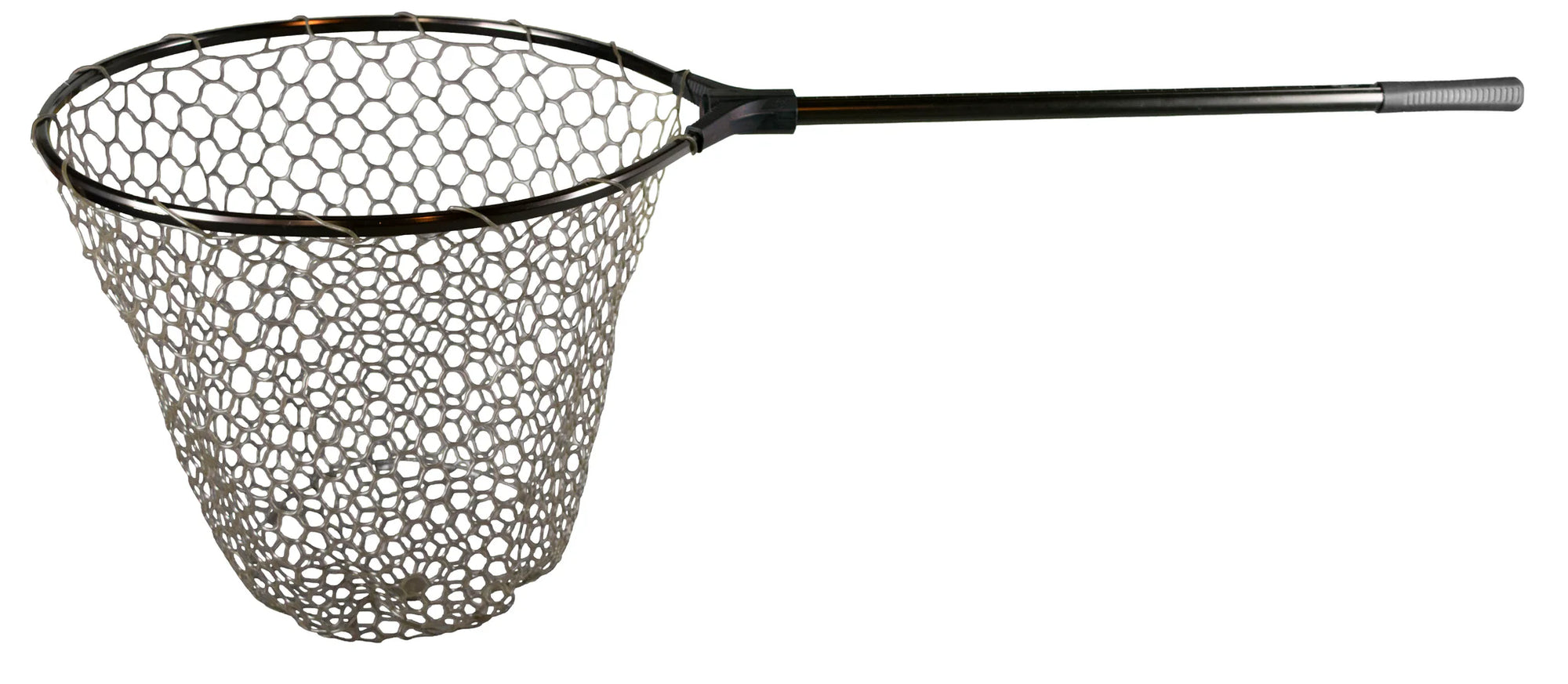 Adams Built Aluminun Boat Net 22" Ghost Netting with lightweight aluminum frame and floating sealed handle at Freestone Fly Shop
