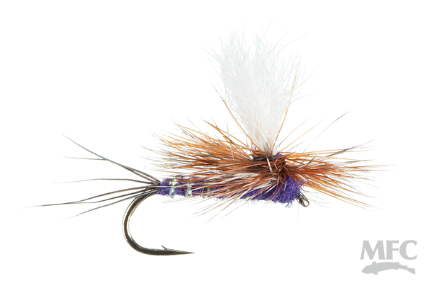 MFC Para-Wulff - Purple by Montana Fly Company, vibrant mayfly attractor for fly fishing at Freestone Fly Shop