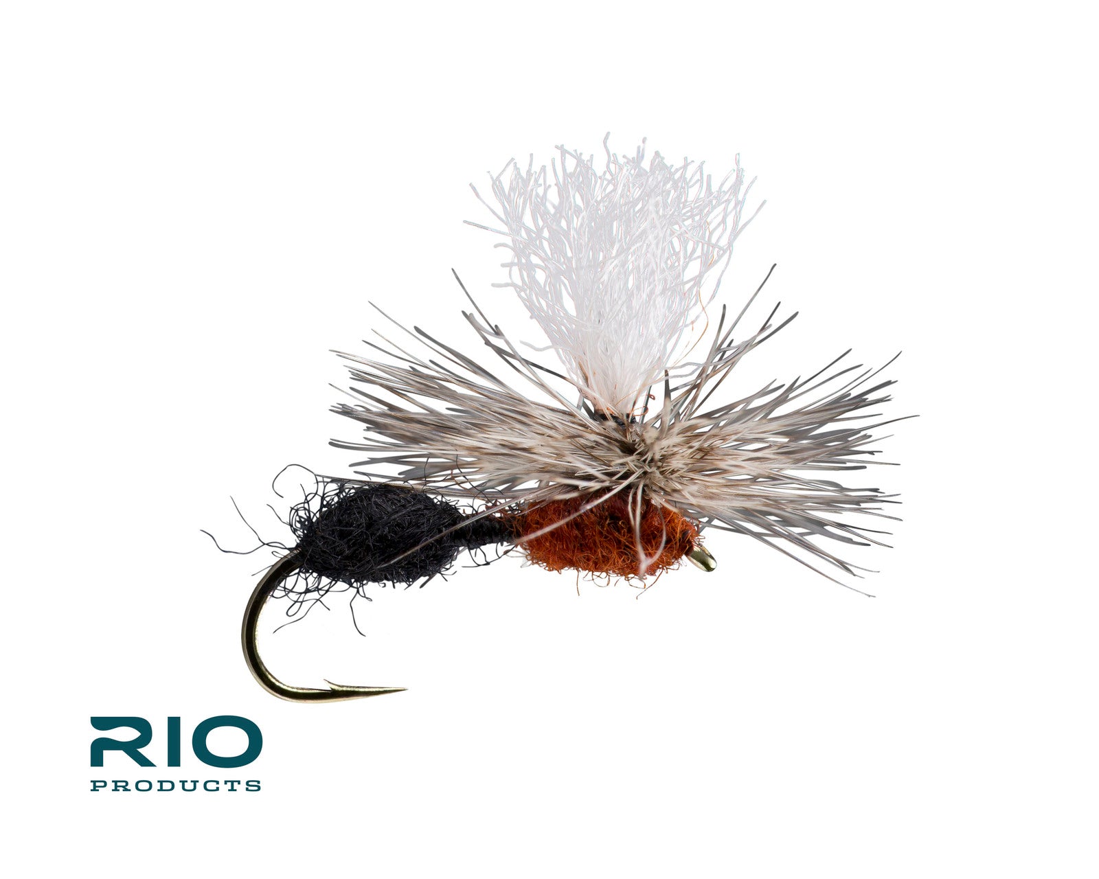 Rio Flies - Para Ant Black and Red with buoyant body and synthetic hackle for fly fishing at Freestone Fly Shop