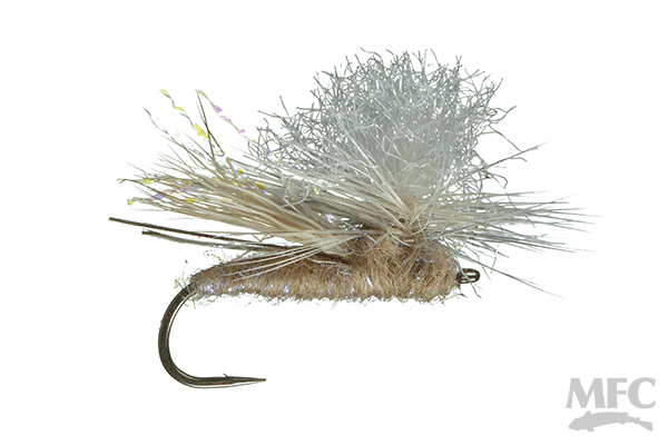 MFC Parachute Spruce Moth by Montana Fly Company, realistic moth pattern for fly fishing at Freestone Fly Shop