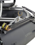 NRS 129 Slip Stream Boat Package with rod holders and mounted reel for guided fly fishing at Freestone Fly Shop