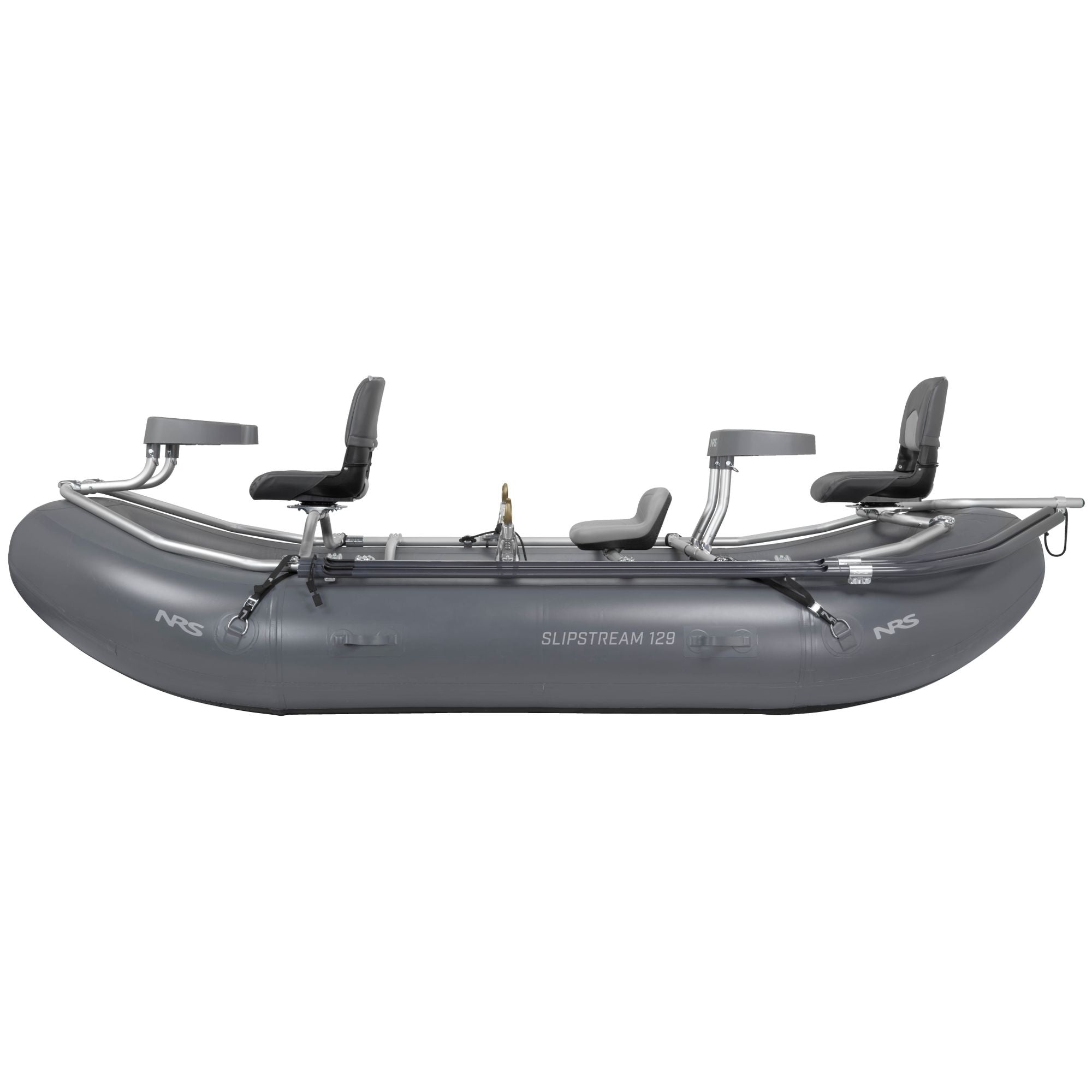 NRS 129 Slip Stream Boat Package by NRS with three adjustable seats for guided fly fishing trips at Freestone Fly Shop