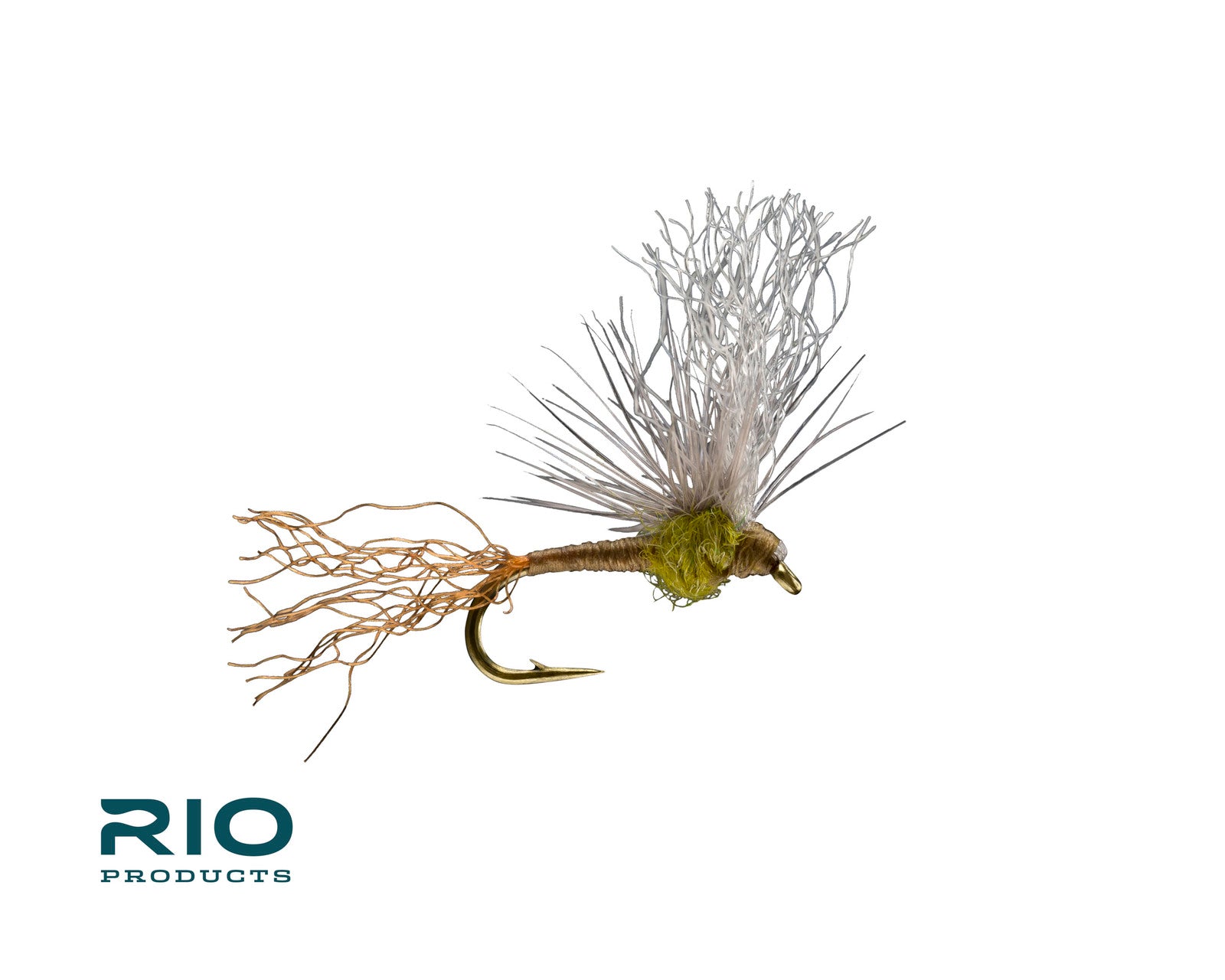 Rio Flies - Sparkle Flag BWO with olive body and white wing for fly fishing at Freestone Fly Shop