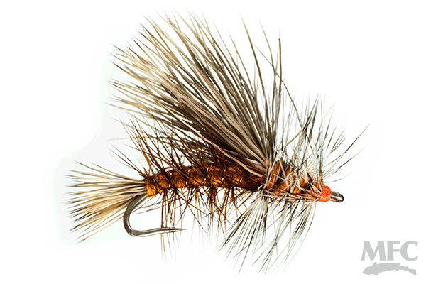MFC Stimulator - Orange by Montana Fly Company, vibrant fly fishing attractor at Freestone Fly Shop
