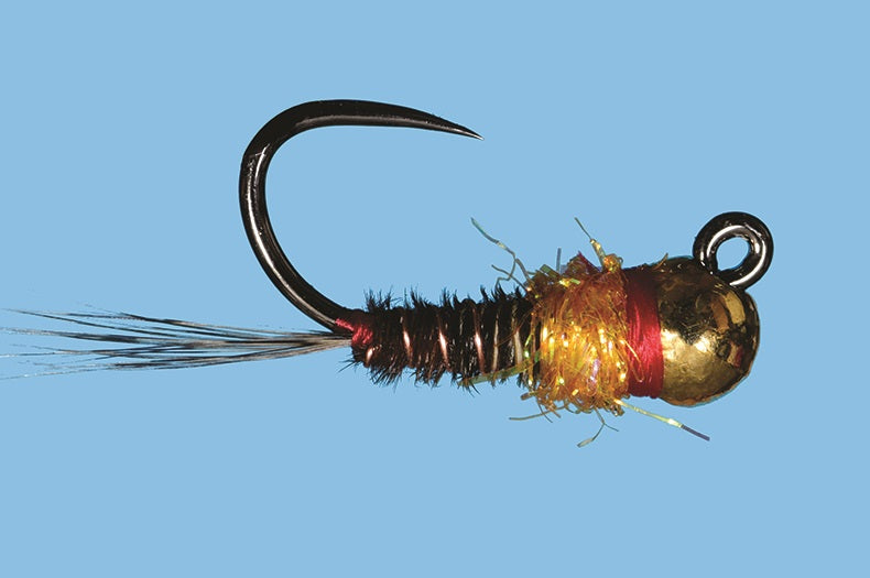 Solitude Flies - Tungsten Jig Faucii with shiny bead head and detailed body for fly fishing at Freestone Fly Shop