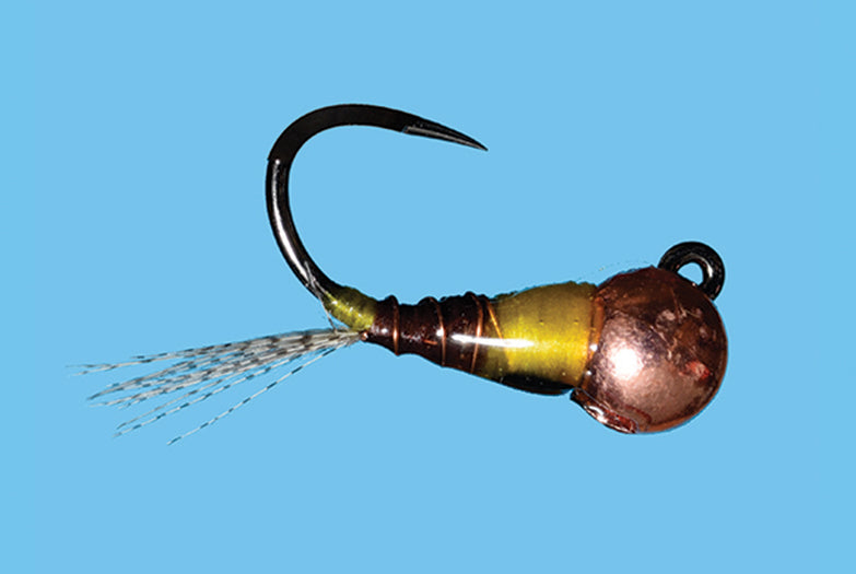 Solitude Flies - Tungsten Jig PMD with copper bead and detailed body for fly fishing at Freestone Fly Shop