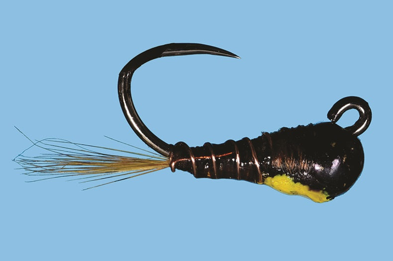 Solitude Flies - Tungsten Jig Split Case PMD with weighted bead and detailed tying for fly fishing at Freestone Fly Shop