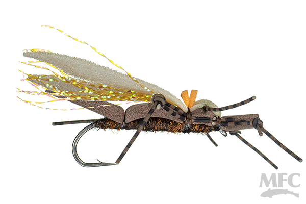 MFC Water Walker - Brown Salmonfly by Montana Fly Company, realistic durable Chernobyl pattern for fly fishing at Freestone Fly Shop