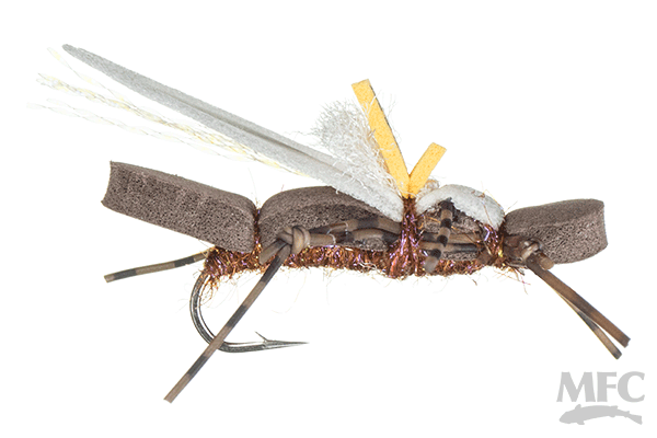 MFC Water Walker - Brown/UV Copper Brown by Montana Fly Company, versatile Chernobyl style fly for fly fishing at Freestone Fly Shop