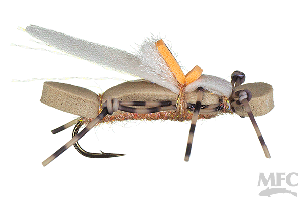 MFC Water Walker - Lt. Tan/Peach by Montana Fly Company, lightweight Chernobyl fly for fly fishing at Freestone Fly Shop
