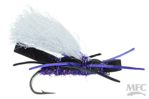 MFC Willy's Ant - Black/Purple by Montana Fly Company, high-visibility ant imitation for fly fishing at Freestone Fly Shop