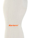 Korkers Replacement Felt / Plain in white with orange logo, designed for traction in slippery water by Korkers at Freestone Fly Shop