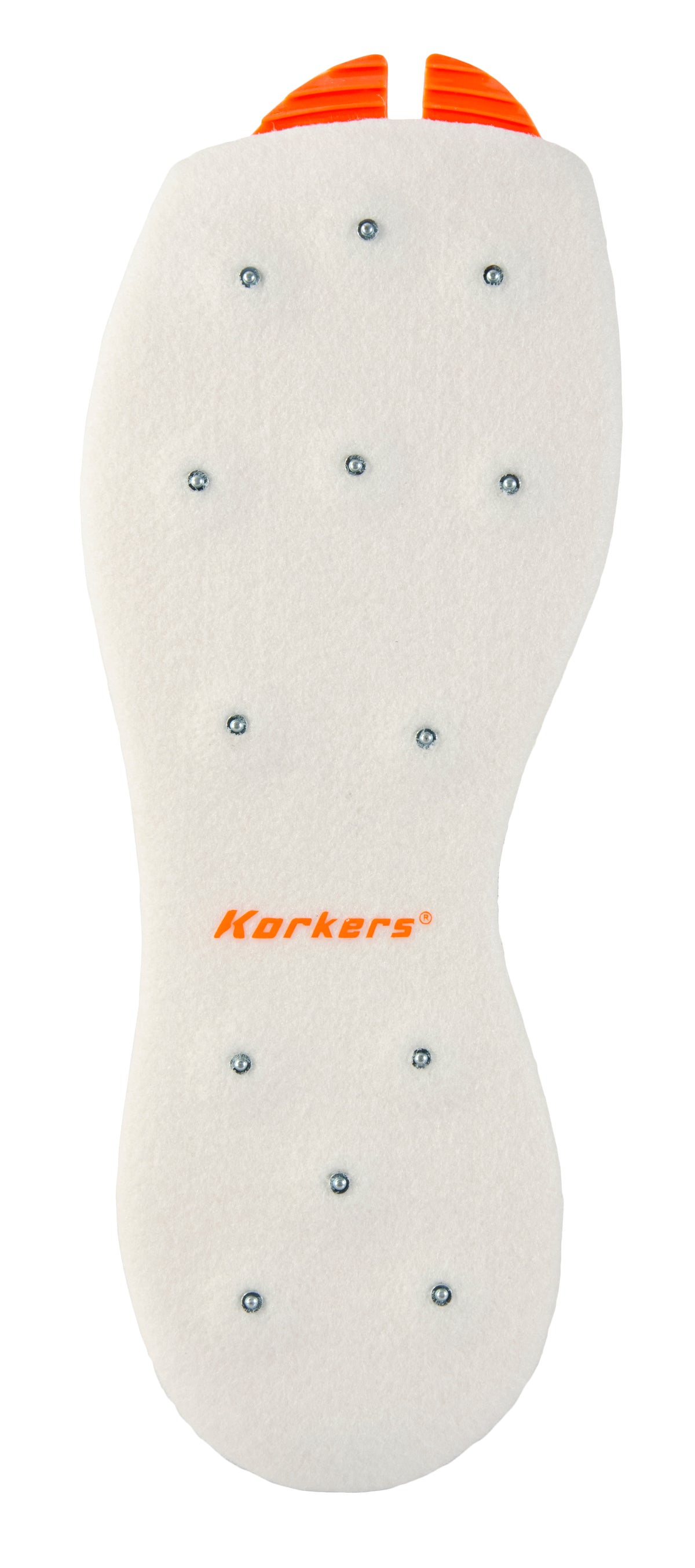 Korkers Replacement Felt/Stud sole with carbide-tipped studs for enhanced traction in slippery wading conditions