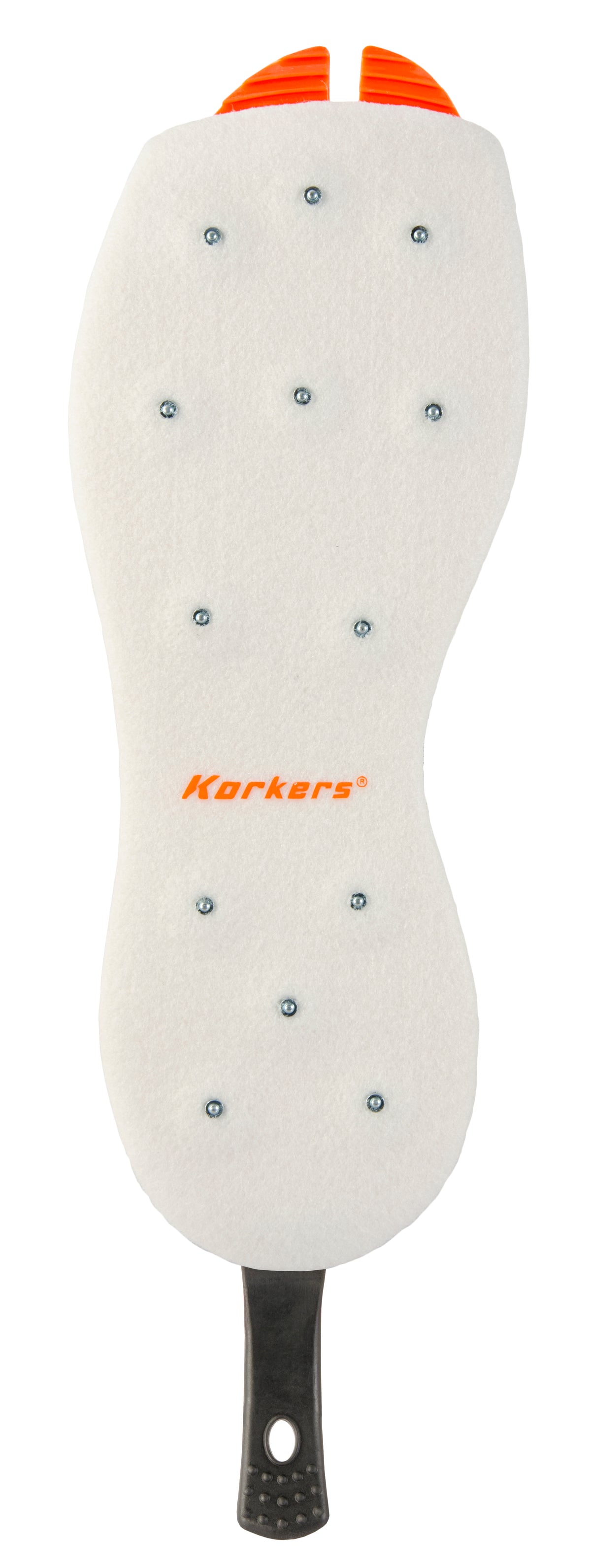 Korkers Replacement Felt/Stud sole with carbide-tipped studs for superior grip on slippery wading surfaces