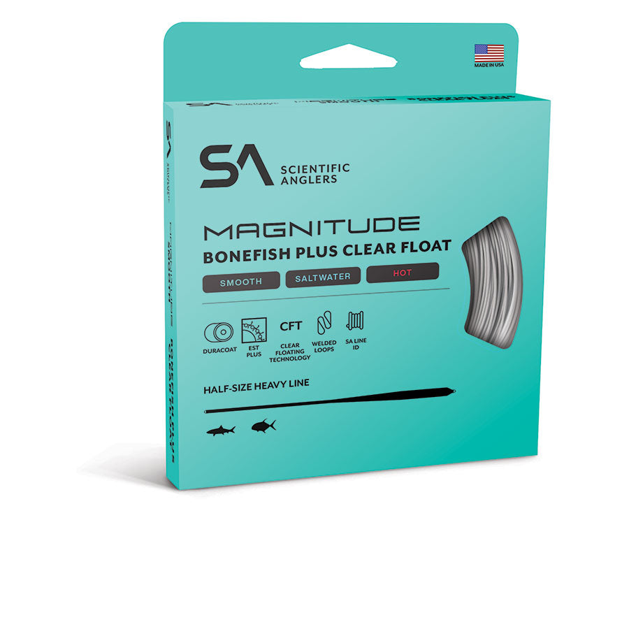 SA Magnitude Smooth Bonefish Plus 10' Clear Float Tip Fly Line by Scientific Anglers at Freestone Fly Shop