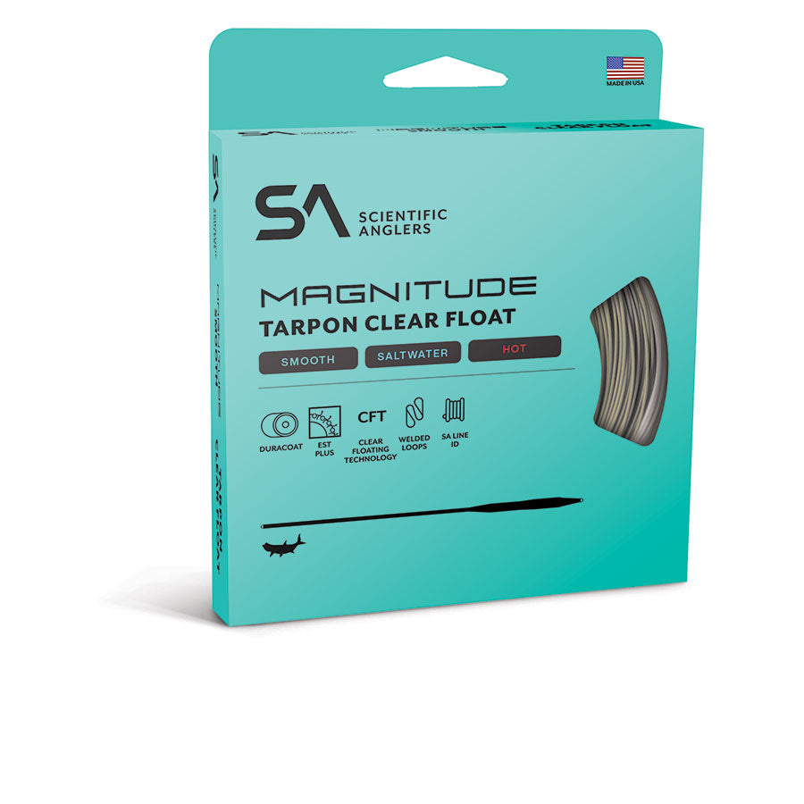 SA Magnitude Smooth Tarpon Full Clear Float Fly Line by Scientific Anglers at Freestone Fly Shop for saltwater fishing