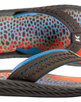 Korkers Fish Flip sandal with Cush-Tech EVA footbed and non-marking Kling-On Deck sole by Korkers at Freestone Fly Shop