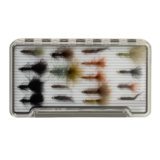 New Phase 1365 XL Slim Box by New Phase Inc slim waterproof fly box with Sure lock foam for organizing large fly fishing flies