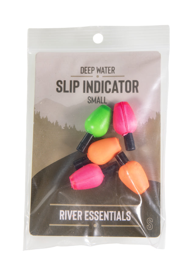 New Phase Tapered Slip Indicators by New Phase Inc small bright tapered float indicators for fly fishing leaders and tippets