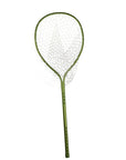 New Phase Aluminum Mid Length Net with lightweight anodized frame and fish-friendly rubber basket by New Phase Inc for fly fishing