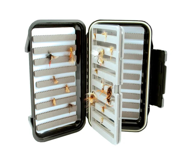 New Phase 1209 Fly Box w/Detachable Swing Leaf by New Phase Inc with versatile compartments for organizing fly fishing gear