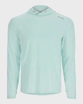 Simms Solarflex Hoody w/Eastfork Logo on Back - Sea Breeze by Simms Fishing Products at Freestone Fly Shop fishing apparel