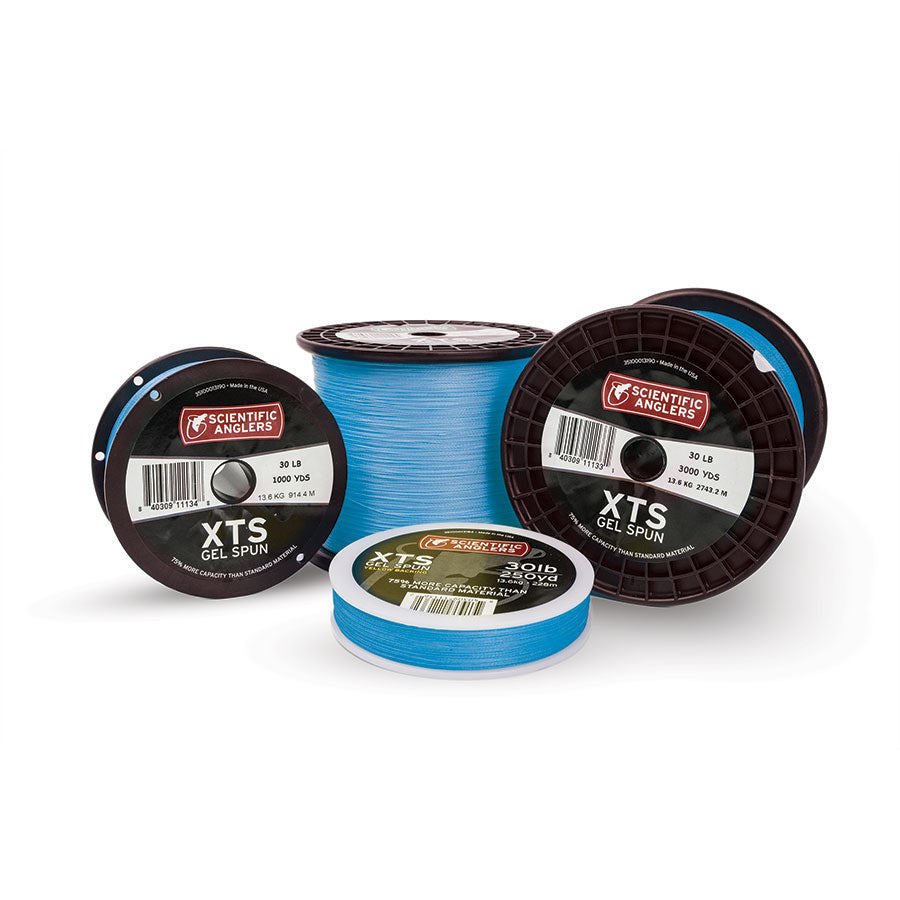 SA XTS Gel Spun - Blue Backing by Scientific Anglers with compact design for saltwater fly fishing at Freestone Fly Shop