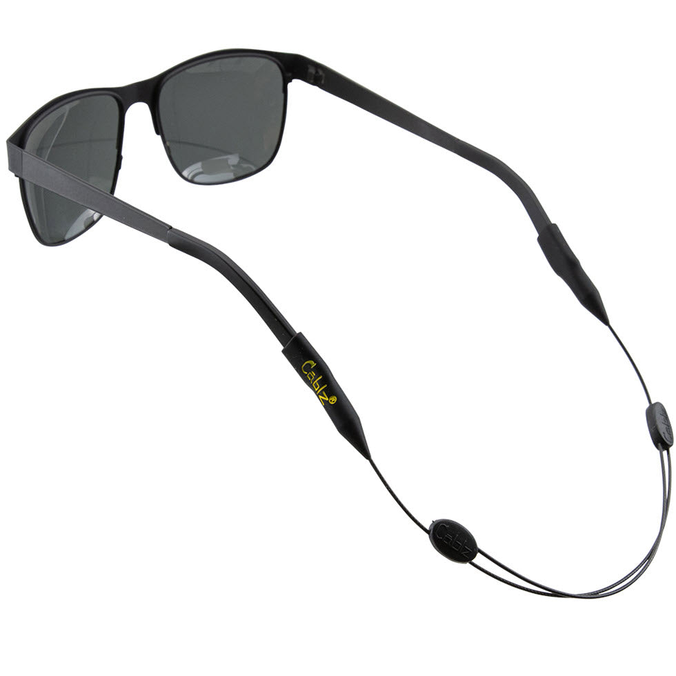 Cablz ZipZ Adjustable 14 black coated stainless cable for sunglasses by Angler Sport Group at Freestone Fly Shop