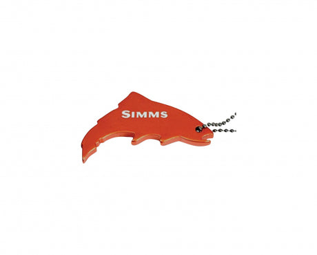 Simms Thirsty Trout Key Chain Orange bottle opener by Simms Fishing Products for anglers and fishing gear fans