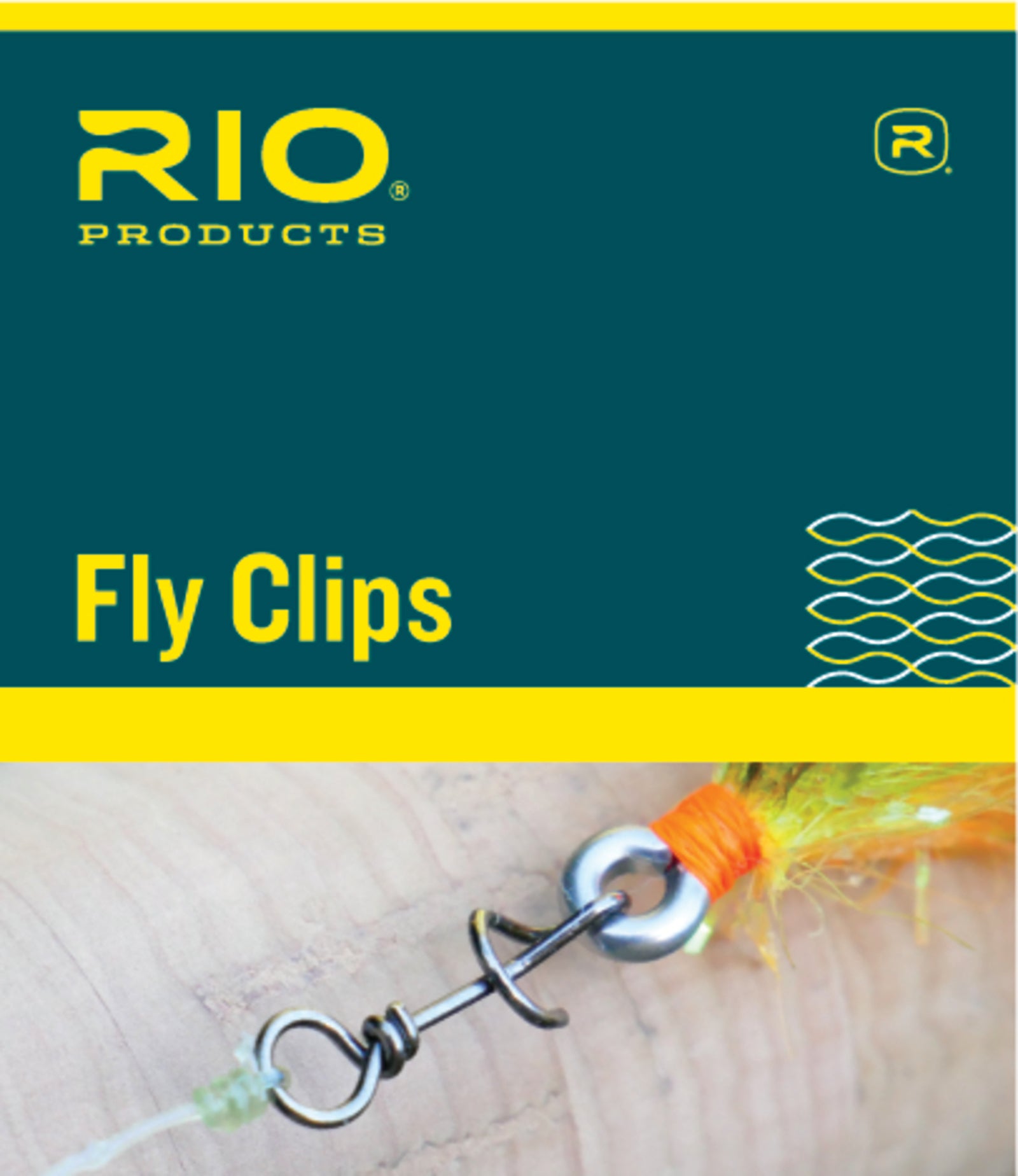 Rio Fly Clips for quick fly changes and leader protection by Farbank Pros in fly fishing gear at Freestone Fly Shop