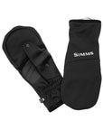 Simms Freestone Foldover Mitt - Black fleece gloves with fold-over design by Simms Fishing Products at Freestone Fly Shop