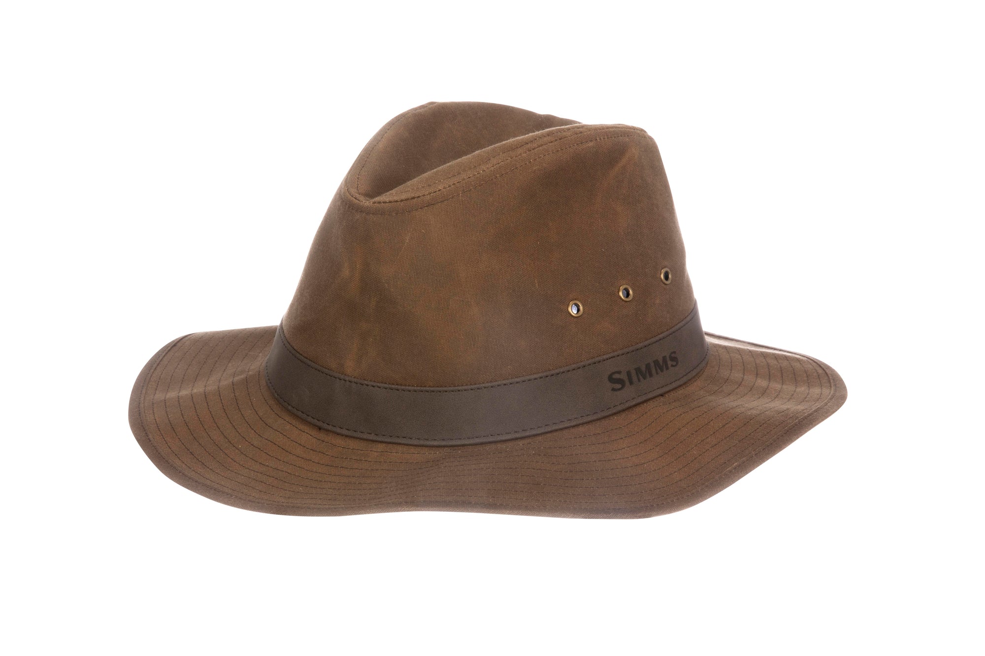 Simms Guide Classic Hat by Simms Fishing Products in waxed cotton with flexible brim for fly fishing apparel at Freestone Fly Shop