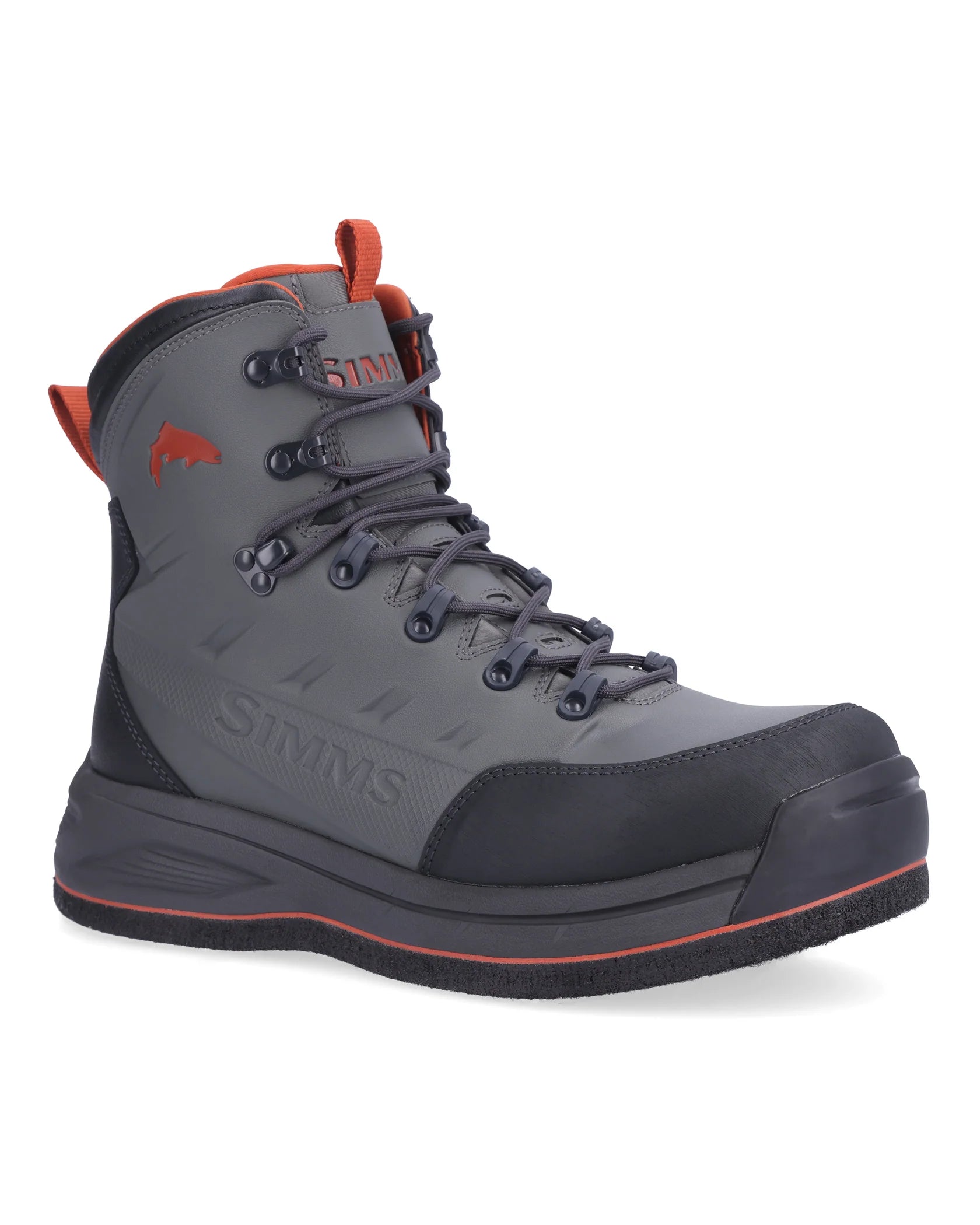 Simms Men's Freestone Felt Boot - NEW 2023 with waterproof synthetic leather and durable felt sole by Simms Fishing Products
