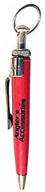Ty Rite Hook Holder in red with metal clip and keyring for secure hook storage at Freestone Fly Shop