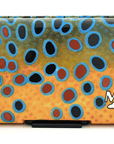 MFC Poly Fly Box by Montana Fly Company featuring colorful trout spot pattern for fly fishing gear at Freestone Fly Shop
