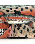 MFC Poly Fly Box by Montana Fly Company featuring colorful rainbow trout design for fly fishing gear at Freestone Fly Shop