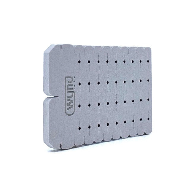 Wynd Tackle Rig Card modular design stores and secures fly rigs with tippet in a tangle-free way at Freestone Fly Shop