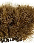 Wooly Bugger Marabou in natural brown by Hareline Dubbin, Inc for fly tying at Freestone Fly Shop