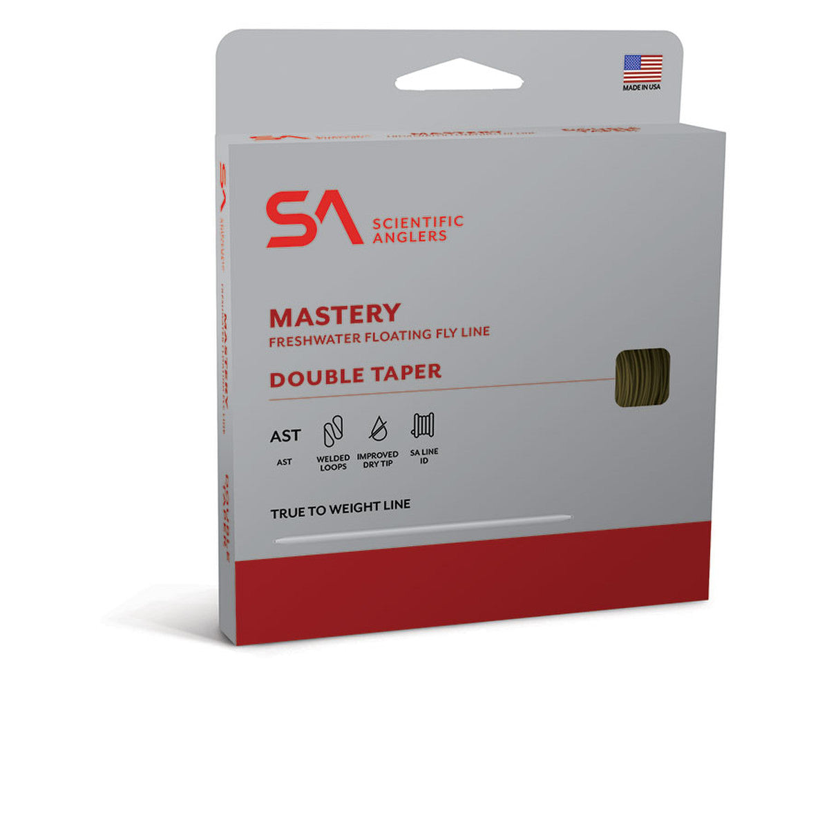 SA Mastery Double Taper fly line by Scientific Anglers for precise dry-fly fishing at Freestone Fly Shop