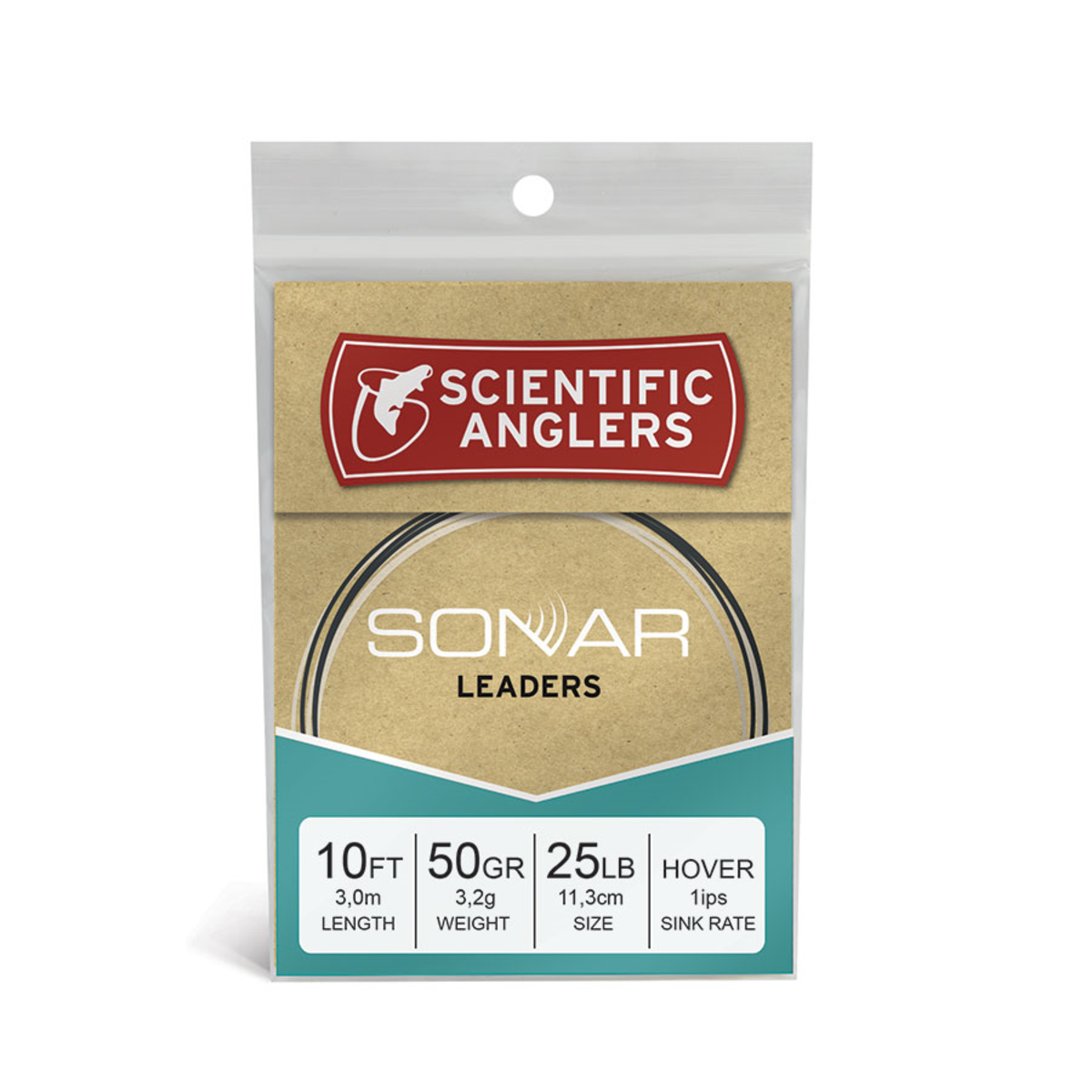 SA Sonar Leader Kit by Scientific Anglers with 10ft length and 25lb test for effective fly fishing leaders at Freestone Fly Shop