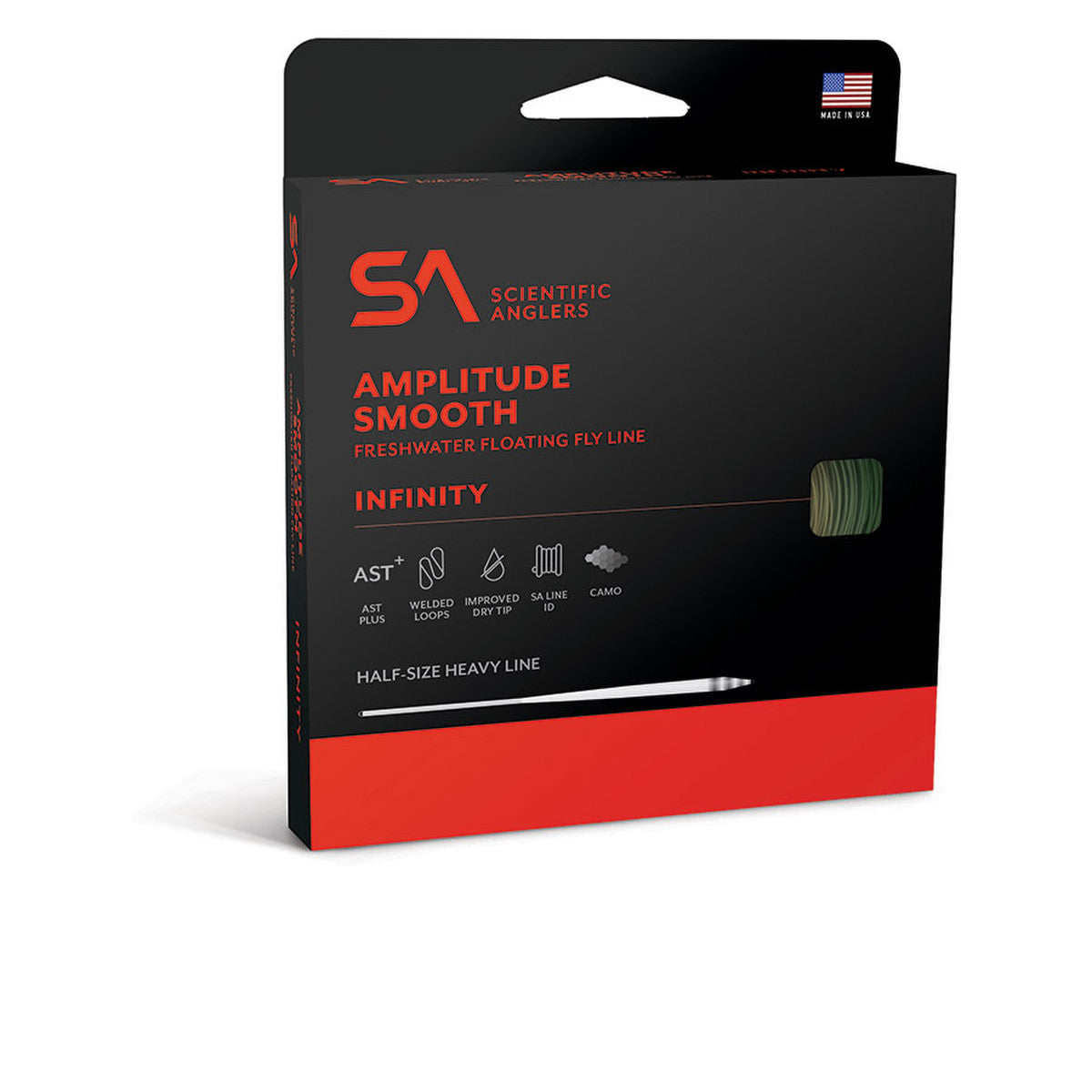 SA Amplitude Smooth Infinity freshwater floating fly line by Scientific Anglers at Freestone Fly Shop