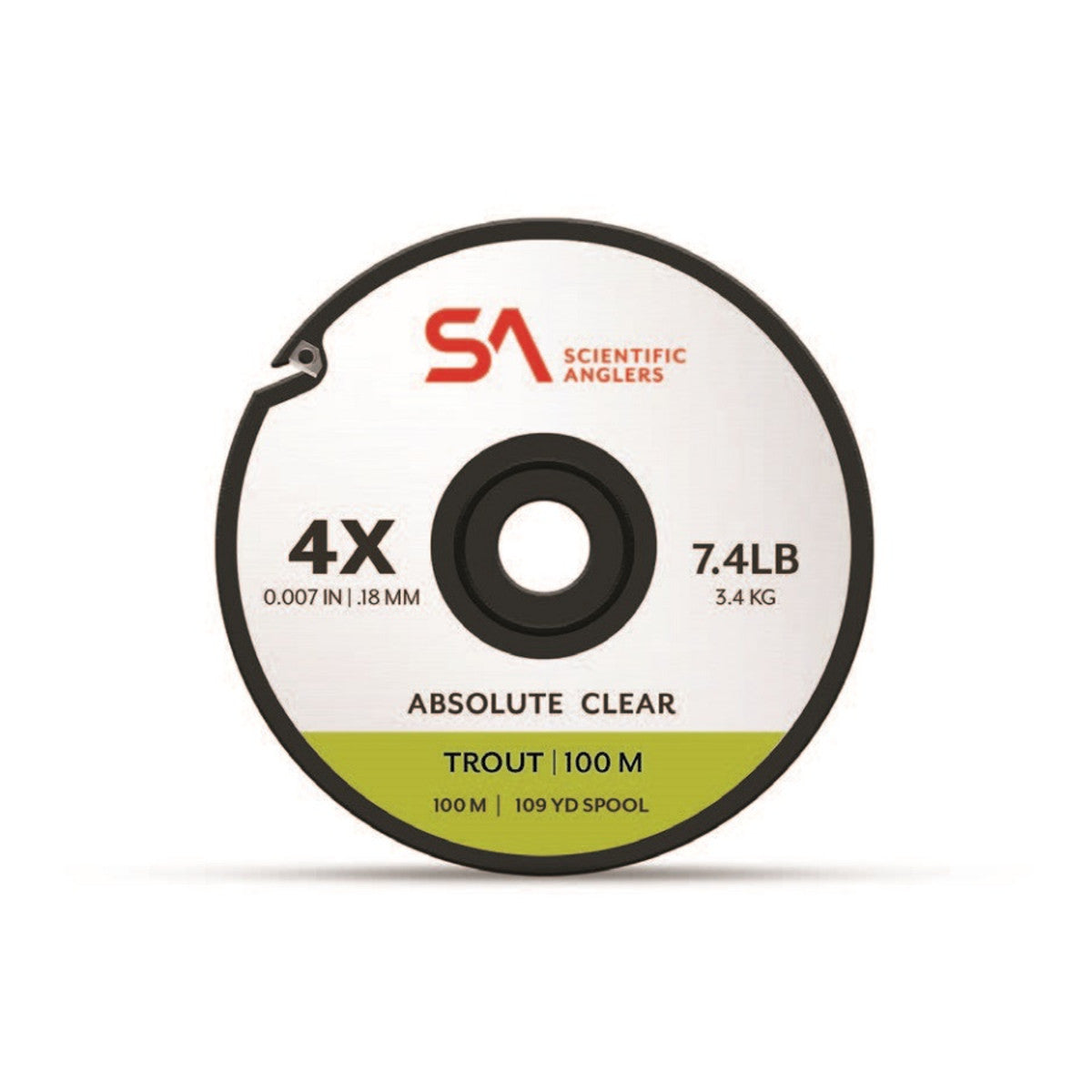 SA Absolute Trout Tippet 100M by Scientific Anglers nylon leader for trout fishing at Freestone Fly Shop