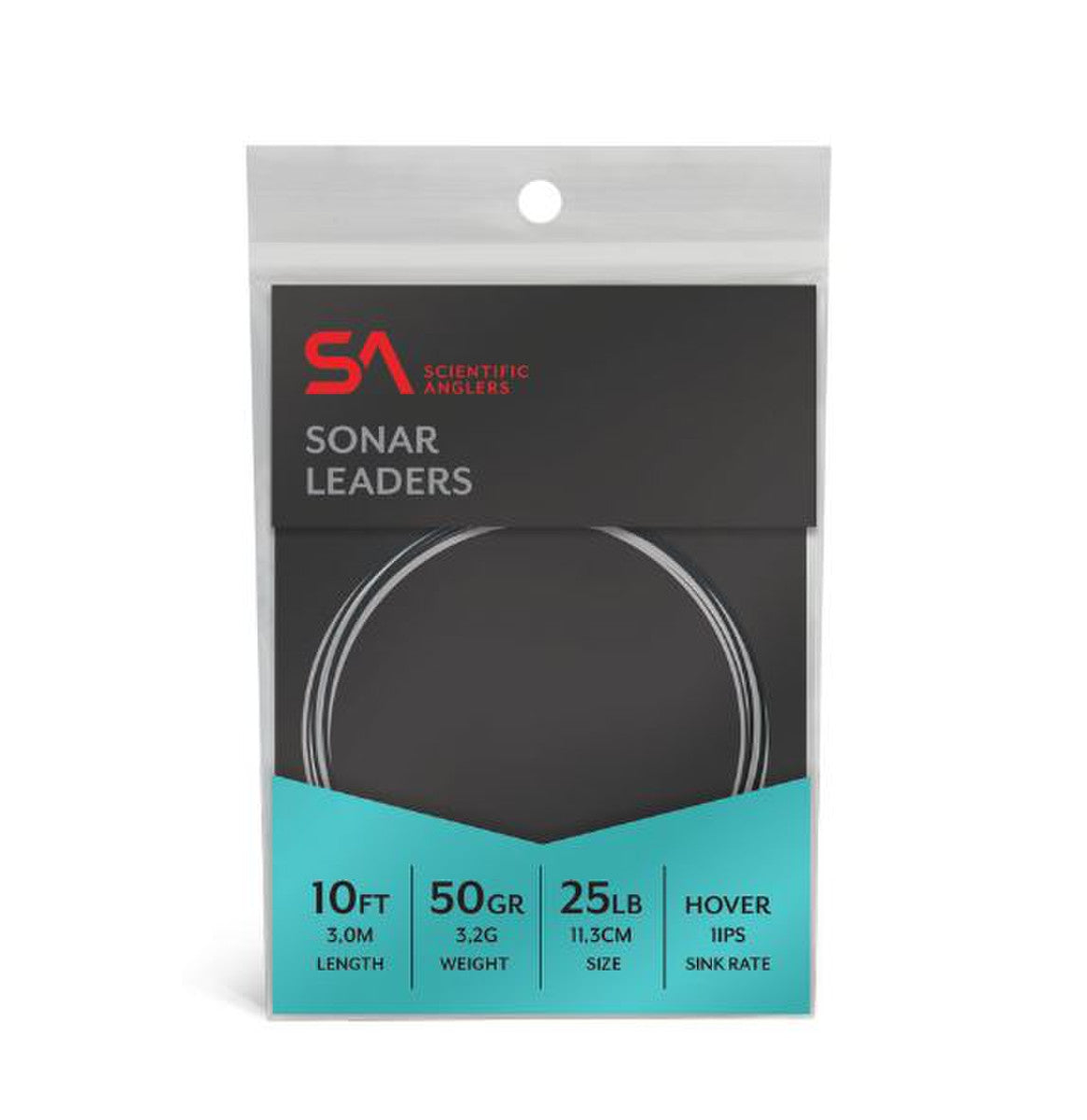 SA Sonar 10' Leader w/Swivel by Scientific Anglers, 10 ft, 25 lb strength sinking leader at Freestone Fly Shop