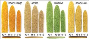 Furry Foam Bodies in earth tone color variations for realistic fly tying at Freestone Fly Shop