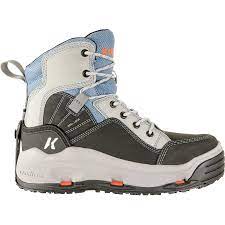 Korkers Buckskin Mary w/ Felt &amp; Kling-On Soles women's wading boot with versatile OmniTrax traction system for fly fishing anglers
